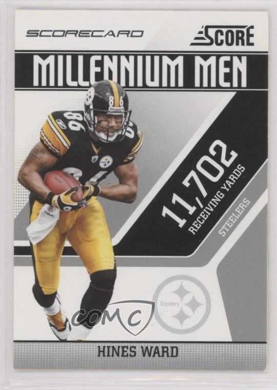 2011 Score Millennium Men Scorecard Hines Ward #10 - Image 1 of 2