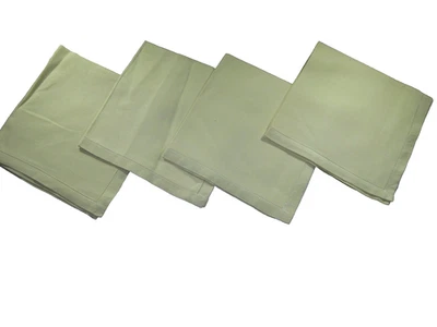 Linen Napkin Pale Yellow Set of 12  square 13x13'' Look unused - Image 1 of 4