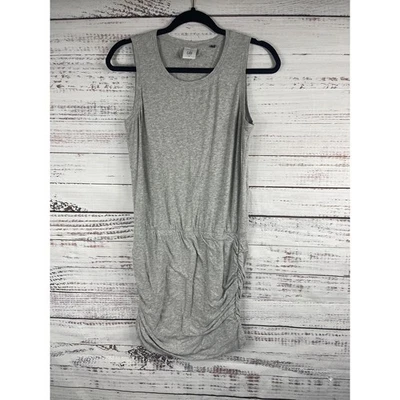 Vestido Cabi Para Mujer Pequeño Gris Acanalado Sin Mangas Informal Ajustado Estilo Tanque 5267 Foto 1 de 4
