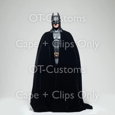 Cape Clips + Velvet Drape Cape by Oats (Cape Only) - 1:4 Batman Begins - Image 1 of 4