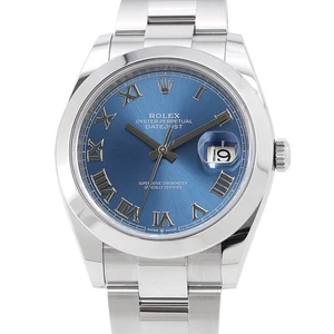 ROLEX Datejust 41mm Stainless Steel Azzurro Blue Dial 126300 - Picture 1 of 12