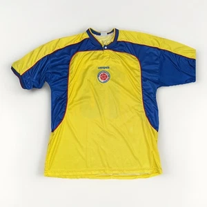 Casapele Football Club Soccer Jersey Men’s Large 22x27 Yellow Blue Colombia - Picture 1 of 5