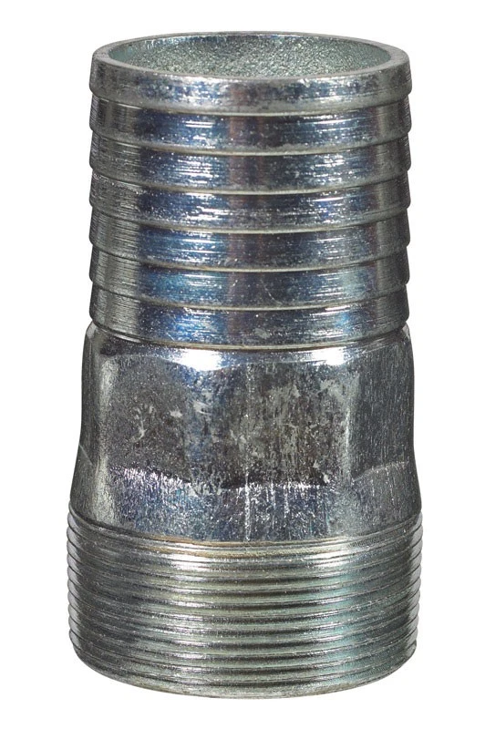 Adaptador de acero galvanizado BK Products 57551 2 púas x 2 diámetro MPT in. Foto 1 de 1