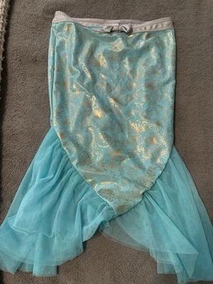 Disney Store La Sirenita Ariel Talla 7/8 Falda Cola Aleta Pez Niñas Jóvenes Mar Foto 1 de 4