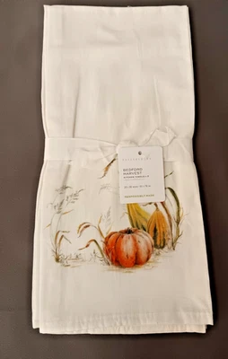 Pottery Barn Bedford Harvest Kitchen Towels, Set of 2, NWT - Image 1 of 4