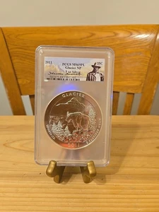 2011 MS 69 PL Glacier NP 5 Oz Silver (PCGS) GRADED *****SEE NOTES****** - Picture 1 of 2
