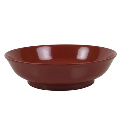Réplica de laca de resina japonesa cuenco pequeño de colección plato lateral Kobachi rojo negro L468 Foto 1 de 4