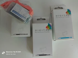 Druckerpatronen DIGITAL REVOLUTION black+cyan 4 St. (NEU)* - Bild 1 von 2