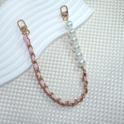 Bandolera Perla Cordón Correa de Muñeca para Teléfono Celular Cámara Bolso Cartera Llavero USB Foto 1 de 4