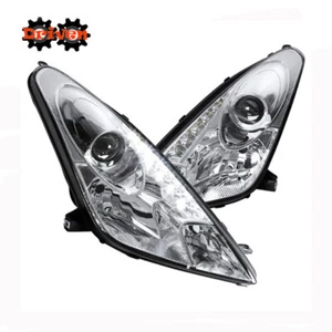 For 2000-2005 Toyota Celica Chrome Housing Projector Headlights LED Strip - Picture 1 of 4