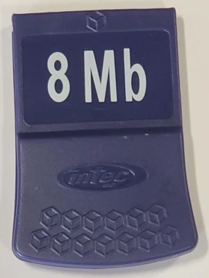Intec 8MB PURPLE Memory Card for Nintendo Gamecube Gaming Console System - Image 1 of 2