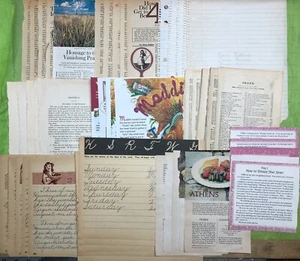 75 pg VTG Book Pages Mixed Lot For Crafting*Journaling*Scrapbooking~As Shown - Picture 1 of 8