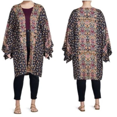 Kimono bohemio gitano romántico talla 2X nuevo con etiquetas Foto 1 de 4