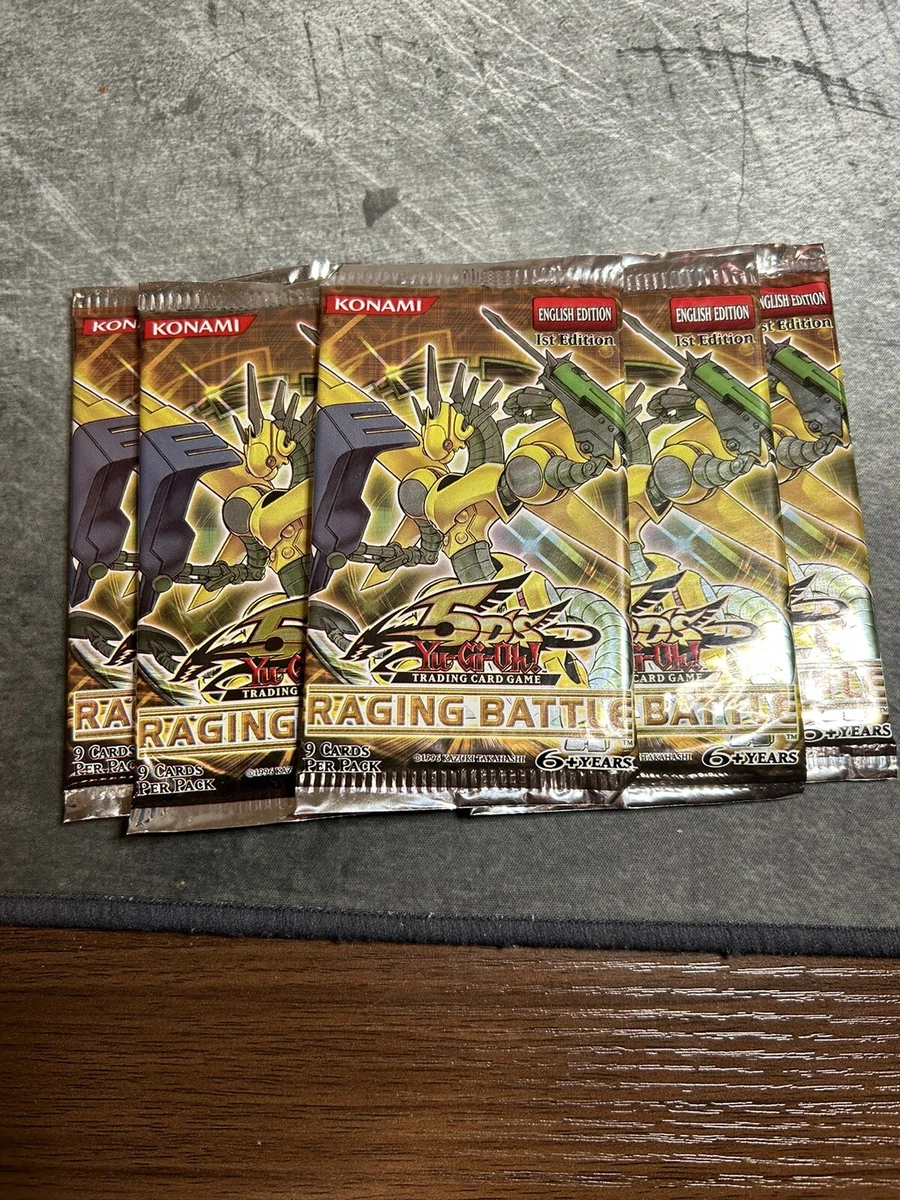 Yu-Gi-Oh! TCG Raging Battle Sealed Collectible Card Game Packs for