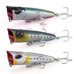 Topwater Popper Angelköder Blase Kammer Spray Design Offshore Salzwasser - Bild 1 von 11