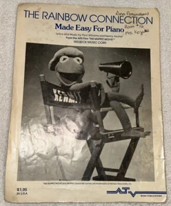 Partituras 1979 The Rainbow Connection Kermit The Muppet película Jim Henson  - Imagen 1 de 3