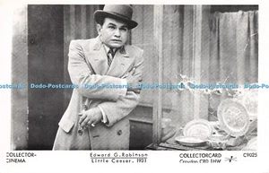 R256040 Collector Cinema Edward G Robinson Little Caesar 1931 Collectorcard C902 - Bild 1 von 4