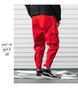 Top Men's Trousers Regular Size Stretch Sports Pants Beam Mouth Pants  - Picture 1 of 44