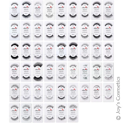 12 AMOR US 100% Human Hair Fake Eyelashes "Pick Your 12 Type" Joy's cosmetics - Image 1 of 2