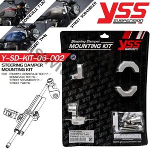 YSS Steering Damper SD-Mounting Kit For BONNEVILLE T100'17/T120,STREET SCRAMBLER