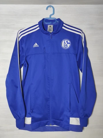 FC SCHALKE 04 2015-16 TRAINING JACKET ADIDAS AA1649 SOCCER SIZE S Cover