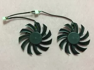 75mm MSI GTX 560 570 580 R6950 R6970 Twin Frozr II Dual Fan PLD08010S12HH R83A - Picture 1 of 4
