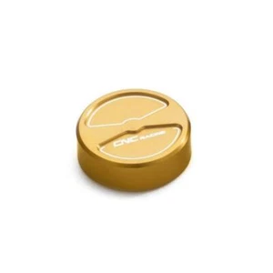 CNC Racing rear brake gold fluid reservoir cap Ducati Desmosedici RR 2008 - Picture 1 of 5