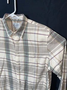 Lucky Brand sz XL Mens Long Sleeve Button Up Front Casual Plaid Shirt 18 - 36 - Picture 1 of 9