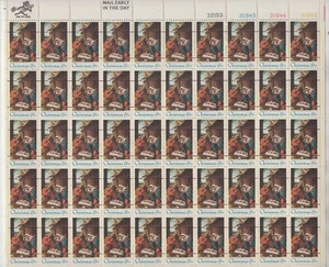 Scott 1414A - Christmas . Sheet Of 50. MNH. OG. #02 1414Ash50 - Picture 1 of 1