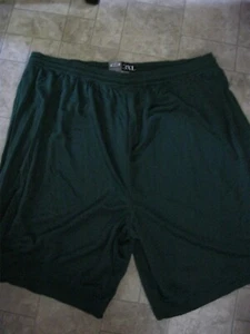NEW RIVAL DARK GREEN MESH SHORTS W/DRAWSTRING 3XL 40-56" WAIST - Picture 1 of 3