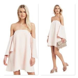 SEED HERITAGE Womens Size 12 Off Shoulder Frill Dress NEW + TAGS RRP$169.95 - Picture 1 of 11