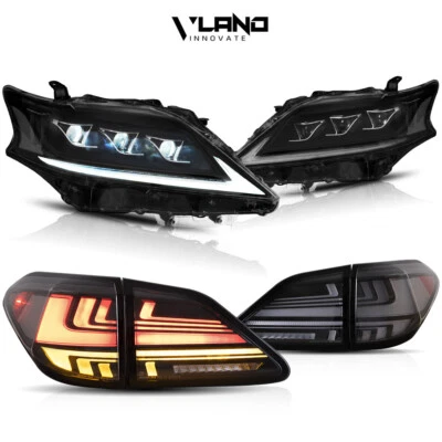 Faro LED COMPLETO VLAND TRANSPARENTE + luces traseras transparentes para Lexus RX 350 450H 2013-2015 Foto 1 de 4