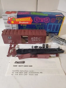 Roundhouse Santa Fe "EL CAPITAN" 40' Single Door Boxcar Kit #1051 NOS NEW - Picture 1 of 3