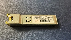 Cisco GLC-TE SFP Transceiver Module 1GbE 30-1540-01 Country of Origin USA - Photo 1/2