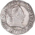[#1021187] Monnaie, France, Henri III, Franc au Col Plat, 1578, Rennes, TTB, Arg