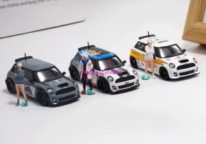 Aurora 1:64 Mini Copper Figure Sports Model Diecast Metal Car - Picture 1 of 24