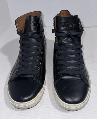 Zapatos Perry Ellis America para hombre talla 9 estilo Olson negros con cordones al tobillo Foto 1 de 4
