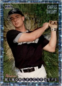 1995 Bowman Silver Foil #232 Chris Truby Rookie Houston Astros - Picture 1 of 2