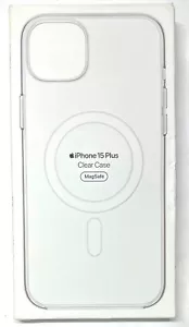 Apple - iPhone 15 Plus Clear Case with MagSafe - Clear - Picture 1 of 4