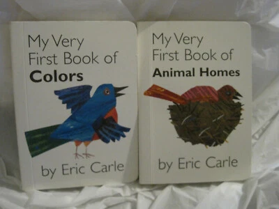 Lot 2~My Very First Book by Eric Carle~Colors Animal Homes~HC Match-a-Page~LBDEY - Image 1 of 4