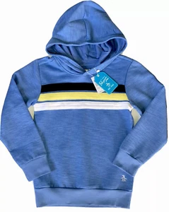 Penguin Original junior Sweater/Hoodie Boys 8 Ocean Blue New - Picture 1 of 6