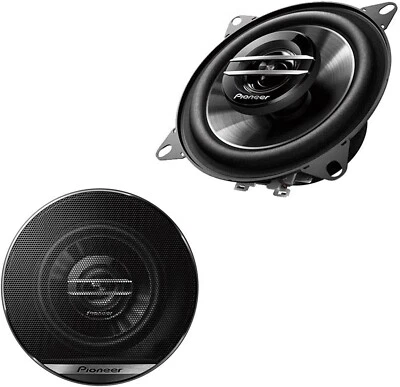 Pioneer TS-G1020F двухконусные 210 Вт макс. 4 дюйма 2-полосные коаксиальные автомобильные аудиоколонки - Изображение 1 из 4