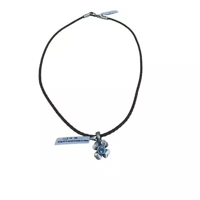 Новый с Ярлыками Bico ожерелье серебро черная веревка - Изображение 1 из 2