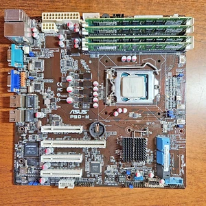 ASUS P9D-M Server MB 32GB ECC DDR3 with XEON E3-1220 v3 w/ COOLER - Picture 1 of 8