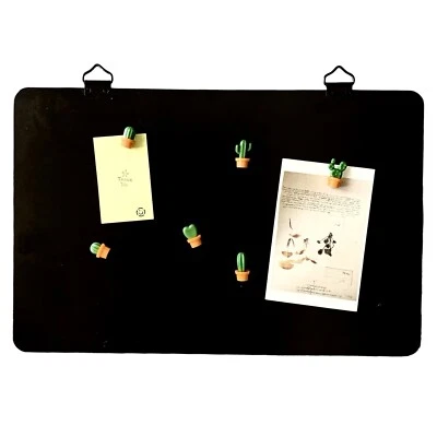 Juego de tablero magnético de pared negro e imanes de cactus 6 piezas Foto 1 de 4