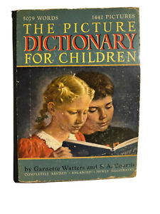 The Picture Dictionary For Children VINTAGE PRINTED 1948 COPYRIGHT 1939