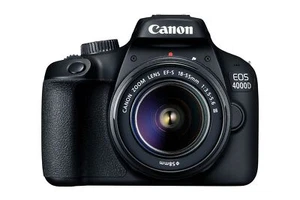 Canon EOS 4000D fotocamera reflex digitale e obiettivo EF-S 18-55 mm F/3,5-5,6 III nero - NUOVO - Foto 1 di 4