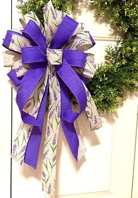 Arco con cable floral hecho a mano de 10 "tostado y púrpura para linterna cesta corona # 236 C rb Foto 1 de 3