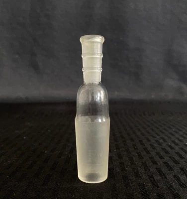 Laboratory Glass 10/30 Outer to 24/40 Inner Joint  Enlarging Connecting Adapter - Image 1 of 4