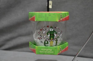 Buddy The Elf Film Große Christbaum Glaskugel Hängend Schneebälle Box Neu - Bild 1 von 10